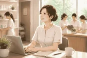 サロン経営の不安が消えない状態から抜け出そうとして希望が見えてきたエステティックサロン経営者の画像