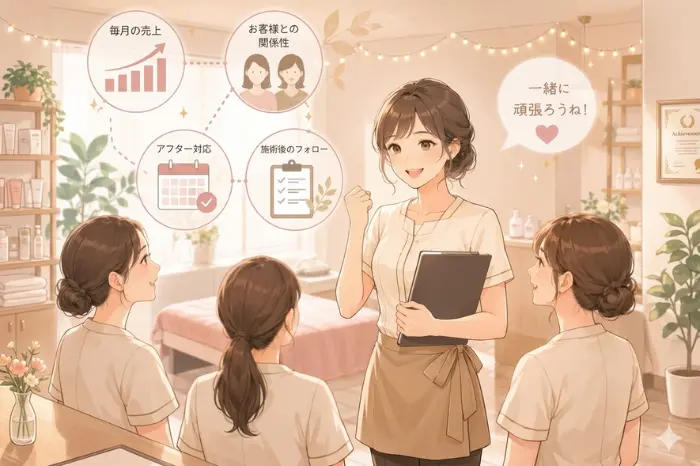予約がない不安を抱える個人サロンで、売上や顧客対応を整理しながら経営を見直す大切さを表現した写真