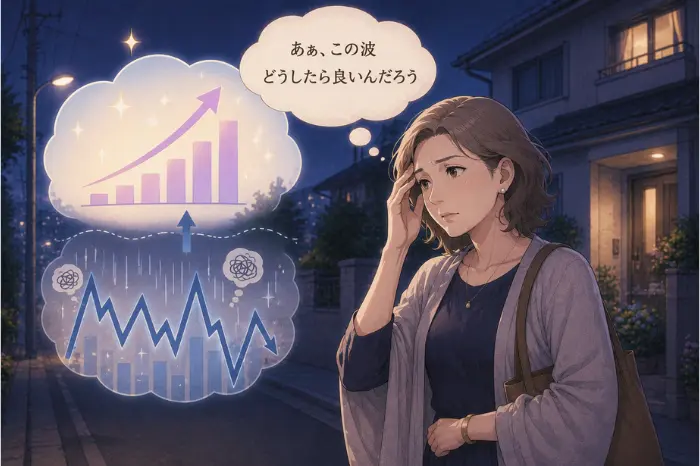 個人サロンで売上の波に不安を感じた時に、差が出る理由を確認する大切さを伝える画像