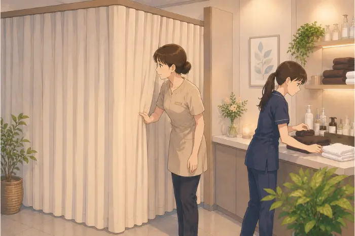 サロンでスタッフ育成の時間を決めておかないと、予約やお客様対応が優先され育成が後回しになる状況を伝える画像
