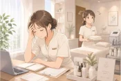サロンの採用で失敗したと感じる理由や、ひとり目のスタッフ採用で起きやすい負担を解説する画像
